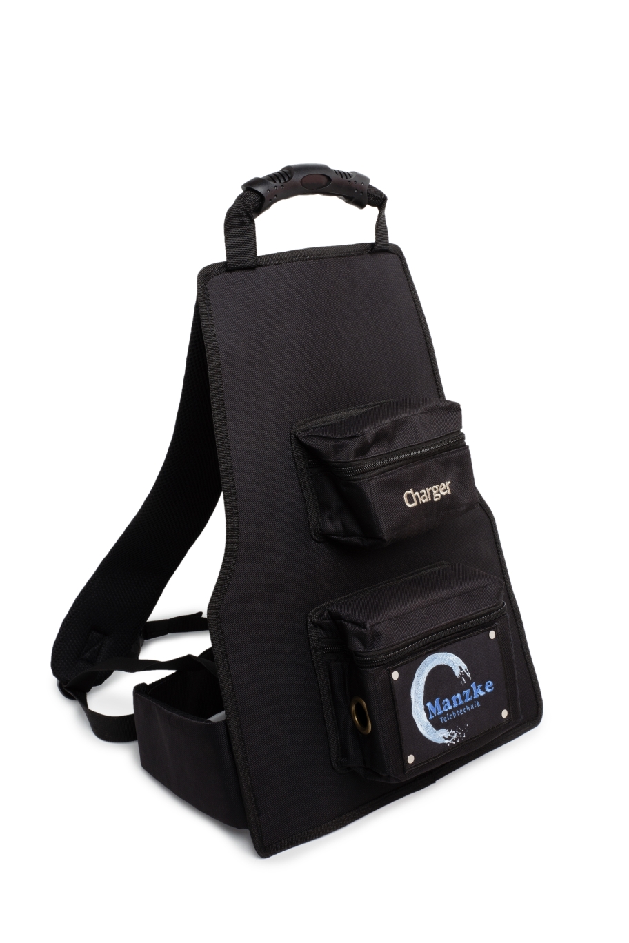 Tragegeschirr f. 12 V Batterie - Rückengeschirr Motorschrubber Rucksack